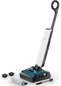 Bosch Nass-Trocken-Sauger "OneFlow Serie 4 BHF41WM/BHF41WS, Selbstreinigung, 24.000 PA Saugkraft", wei&szlig; (wei&szlig; (zus&auml;tzlich 2 filter, 1 rolle)), B:30,4cm H:115,8cm T:35,9cm, Mehrzwecksauger, Anti-Haarverwicklung, LED-Licht, Schnelltrocknung, 40 min Akku / 150m&sup2;, Nass-Trocken-Sauger