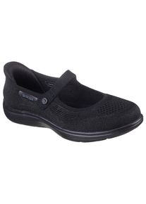Ballerina Skechers "ON-THE-GO FLEX RADIANT-ESTEL", Damen, Gr. 41, schwarz (schwarz unifarben), Textil, Schuhe Ballerina, Freizeitschuh, Schlupfschuh mit Handsfree Slip-Ins Funktion