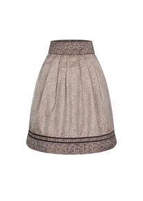N&uuml;bler N&uuml;bler, Damen, Dirndl &raquo;Trachtenrock Rito&laquo;, Braun, 38 - EURO, TRACHTENROCK: Hochwertige Damen Trachten Bekleidung aus 100% Baumwolle, Rock mit Blumen-