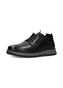 Slip-On Sneaker Salamander "Quickborn", Herren, Gr. 42, schwarz, Nappaleder, Schuhe Slip-On Sneaker, Sneaker, Halbschuh mit elastischen Schn&uuml;rsenkeln