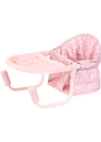 Puppenm&ouml;bel BAYER "Puppentischsitz", rosa mit herzen, Puppenm&ouml;bel, KinderB:23,5cm H:24,5cm T:39cm, Kunststoff, Metall, Polyester, Puppenm&ouml;bel, B:23,5cm H:24,5cm T:39cm