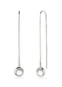Paar Ohrh&auml;nger Elli "Ohrringe Ohrh&auml;nger lang Rock Crystal Transparent 925 Sterling Silber" Gr. 54, silber, Ohrringe, Damen, 54, Silber 925 (Sterlingsilber), Paar Ohrh&auml;nger