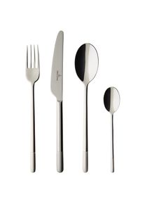 Villeroy & Boch Besteck-Set VILLEROY & BOCH "Tafelbesteck Ella 24er Set silber", silber, Essbesteck-Sets, Besteck-Set