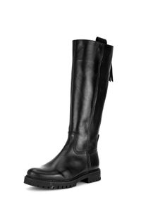 Gabor - Langschaft-Stiefel, schwarz, Gr. 38.5, Orthop&auml;dische Einlagen, Leder