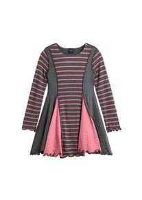 Desigual Flickor Kl&auml;nning gr&aring; / rosa Storlek 158/164