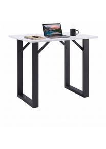Bartisch Vcm "Holz Bartisch Stehtisch Tisch Tresen Xona 110x50cm", wei&szlig; (schwarz, wei&szlig;), B:110cm T:50cm, Tische, Bartisch