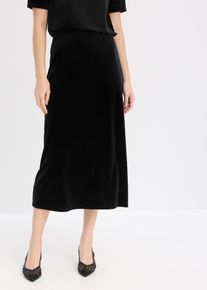 Gonna midi, Nero, Taglia 48, bonprix