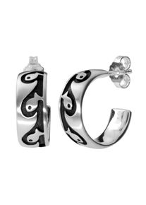 Paar Ohrstecker OSTSEE-SCHMUCK "OSTSEE-SCHMUCK Ohrstecker Fisch Ohrstecker Fisch", wei&szlig; (wei&szlig;, neutral), Ohrringe, Damen, 19 x 7mm, Silber 925 (Sterlingsilber), Paar Ohrstecker