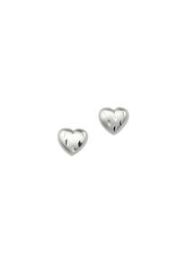 Paar Ohrstecker Firetti "Schmuck Geschenk Silber 925 Ohrschmuck Ohrringe Herz", silberfarben, Ohrringe, Damen, Silber 925 (Sterlingsilber), Paar Ohrstecker
