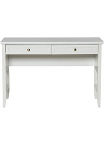 Schreibtisch Jahnke "CLASSIC D 120", wei&szlig; (wei&szlig;, wei&szlig;, wei&szlig;), B:120cm H:79cm T:50cm, Tische, Schreibtisch, Schreibtisch, Schminktisch, Konsole, 2 Schubladen, Breite: 120 cm