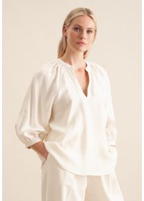 Tunika Seidensticker "Schwarze Rose", Damen, Gr. 38, beige (ecru), 88% Modal, 12% Polyester, unifarben, Tuniken Tunika