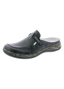 Sneaker Rieker "Halbschuh", Damen, Gr. 37, schwarz, Obermaterial: 50% Rindsleder Leather cow. 50% Lammleder LEL., Schuhe Sneaker