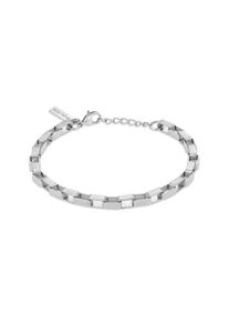 Armband Police "Player", silber (edelstahlfarben), Armb&auml;nder, Herren, 21,5cm, Edelstahl, Armband