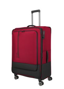 Weichgep&auml;ck-Trolley Travelite "CROSSLITE Reisekoffer Weichgep&auml;ck", Damen, Gr. B/H/T: 52cm x 81cm x 32cm 118 l, rot, Polyester, Koffer Weichgep&auml;ck-Trolley, Koffer, mit TSA-Schloss, wasserabweisendes Material