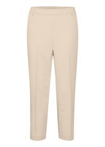 Marlene-Hose Kaffe "Damen Anzughose KASAKURA", Damen, Gr. 44, N-Gr, beige (antique wei&szlig;), Obermaterial: 77% Polyester PES. 18% Viskose CV. 5% Elasthan EL., Hosen Marlene-Hose