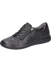 Waldl&auml;ufer Schn&uuml;rschuh WALDL&Auml;UFER "H-CLOE", Damen, Gr. 3,5 (36), schwarz, Nappaleder, unifarben, Schuhe Schn&uuml;rschuh, Sneaker, Halbschuh, Bequemschuh in Komfortweite H (= sehr weit)