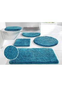 Badematte OTTO HOME "Sanremo, Standard & Premium, 30mm oder 35mm, sehr weich" Gr. 8, gr&uuml;n (smaragd), halbrund (50cm x 80cm ), Polyester, Badematten, Badematte, Badteppich, unifarben, rechteckig, rund & als 3-tlg. Set erh&auml;ltlich