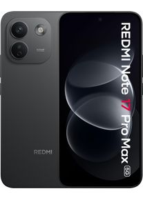 Xiaomi Smartphone "REDMI Note 17 Pro Max 5G", Energieeffizienz: B, schwarz, 256 GB, Mobiltelefone, Smartphone