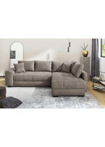 Jockenh&ouml;fer Ecksofa JOCKENH&Ouml;FER GRUPPE "Amalfi L-Form, B: 270 cm, Liegefl. 146x224 cm, Dauerschlafsofa", hellbraun 415, 18, B:270cm H:88cm T:193cm, Korpus: 100% Polyester;Kissen: 100% Polyester, Sofas, Ecksofa, Couch mit Tonnentaschen-Federkern, Topper, Bettkasten & Kissen