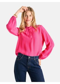 LIEBLINGSST&Uuml;CK Schlupfbluse LIEBLINGSST&Uuml;CK "FaizaL", Damen, Gr. 44, pink (855, neon pink), 100% Viskose, Obermaterial: 100% Viskose CV., Blusen Schlupfbluse
