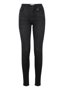 Regular-fit-Jeans Pulz Jeans "Damen Jeans PZJOY", Damen, Gr. 33, L&auml;nge 30, schwarz (schwarz denim), Obermaterial: 99% Baumwolle CO. 1% Elasthan EL., Jeans Regular-fit-Jeans