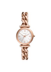 Fossil, Armbanduhr, Carlie, Gold, (Analoguhr, 28 mm)