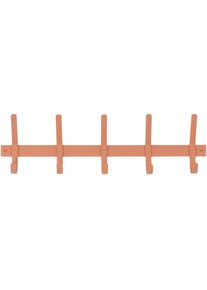 Garderobenhalter SPINDER DESIGN "Dexter", rosa, B:70cm H:21cm T:8,2cm, Metall, Garderobenhalter, Garderobenhalter, Metall, Breite 70 cm