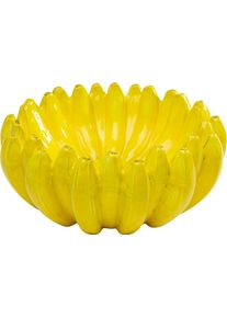 Dekoschale KARE DESIGN "Deko Schale Bananas &Oslash;30cm", gelb, Porzellan, Dekoschalen, Dekoschale