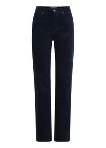 Stoffhose Pulz Jeans "Damen Hose PZSALLY", Damen, Gr. 44, N-Gr, gr&uuml;n (schwarz sapphire), Obermaterial: 83% Baumwolle CO. 15% Viskose CV. 2% Elasthan EL., Hosen Stoffhose