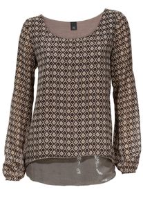 Heine Kvinnor Tunika camel / m&ouml;rkbeige Storlek XL/XXL