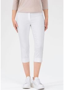 Caprihose Stehmann "Ina", Damen, Gr. 44, N-Gr, wei&szlig;, Web, Obermaterial: 72% Viskose, 25% Polyamid, 3% Elasthan, 3/4-L&auml;nge, Hosen Caprihose, Sommerhose in Gr&ouml;&szlig;en 32 bis 52