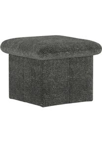 Hocker COTTA "Casino, B/T/H: 56/56/42, sehr leicht (3 kg)", anthrazit, B:56cm H:42cm T:56cm, 100% Polyester, Hocker, Hocker, Polstergarnitur, auch als Set erh&auml;ltlich, belastbar bis 120 kg
