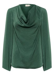 Langarmbluse Kaffe "Damen Bluse langarm KAariel", Damen, Gr. 36, gr&uuml;n (garden topiary), Obermaterial: 100% Polyester PES., Blusen Langarmbluse