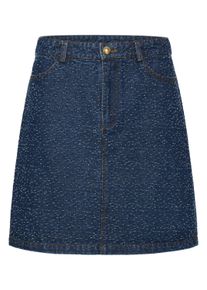 Jeansrock Saint Tropez "Damen Denimrock PheaSZ", Damen, Gr. XS, blau (dunkelblau denim), Obermaterial: 100% Baumwolle CO., R&ouml;cke Jeansrock