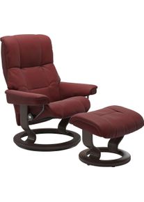 Relaxsessel stressless "Mayfair", rot (cherry paloma), B:79cm H:101cm T:73cm, Leder BATICK: BATICK ist ein leicht korrigiertes, durchgef&auml;rbtes und genarbtes M&ouml;belleder, bei dem die meisten Unebenheiten und Spuren in der Regel entfernt wurden.;Leder PALOMA: PALOMA ist ein durchgef&auml;rbtes Semianilin-M&ouml;belleder mit nat&uuml;rlicher Narbung.;ROHLEDER Stoff Q2 FARON: Ein fester zuverl&auml;ssiger Boucl&eacute; mit einem