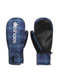 Snowboardhandschuhe DC Shoes "Franchise Print 10K", Herren, Gr. S, blau (blaubird plaid), Obermaterial: 100% Polyester., Handschuhe Snowboardhandschuhe