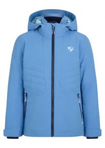 Skijacke Ziener "ARISA-Z AQUASHIELD M&Auml;DCHEN", M&auml;dchen, Gr. 152, blau (shadow blau), Obermaterial: 100% Polyester. Futter: 100% Polyamid. Futter 2: 100% Polyester. Wattierung: 100% Polyester, Jacken Skijacke, wasser- u. winddicht, atmungsaktiv, warm, reflektierende Elemente