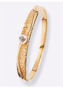 Fingerring Lady Gr. 21, gold (silber vergoldet 925), Fingerringe, Damen, 21, Silber 925 (Sterlingsilber), Fingerring