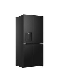 Haier Multi Door "HCR58S18CWMB", Energieeffizienz: C, schwarz, B:83cm H:185cm T:63,7cm, K&uuml;hlschr&auml;nke, Wasserdispenser mit Tank, Multi Door