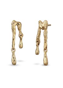 Paar Ohrstecker Elli "Ohrringe Ohrstecker 925 Sterling Silber f&uuml;r Partys" Gr. 30, gold, Ohrringe, Damen, 30, Silber 925 (Sterlingsilber), Paar Ohrstecker