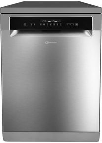 Bauknecht Standgeschirrsp&uuml;ler "OBFC Ecosilent2 7540", Energieeffizienz: C, silber (edelstahl), B:60cm H:85cm T:59cm, Geschirrsp&uuml;ler, ActiveDry &ndash; automatische T&uuml;r&ouml;ffnung f&uuml;r bessere Trockungsergebnisse, Standgeschirrsp&uuml;ler