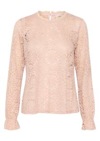 Langarmbluse Cream "Damen Bluse langarm CRTiley", Damen, Gr. 46, lila (burnished lila), Obermaterial: 60% Baumwolle CO. 40% Polyamid PA., Blusen Langarmbluse