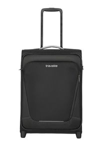 Handgep&auml;ck-Trolley Travelite "JETPACK Multi Light 2 Cabin Handgep&auml;ck Koffer", Damen, Gr. B/H/T: 40cm x 55cm x 20cm 41 l, schwarz, Polyester, unifarben mit Farbeins&auml;tzen, Koffer Handgep&auml;ck-Trolley, Weichgep&auml;ck, passend f&uuml;r Ryanair, Condor und viele g&auml;ngige Airlines