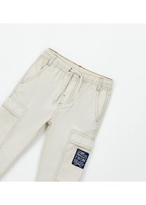 Outdoorhose sarabanda "BABY BOY TROUSERS", Jungen, Gr. 86, EURO-Gr&ouml;&szlig;en, beige, 100% Baumwolle, Hosen Outdoorhose