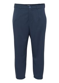 Marlene-Hose Kaffe CURVE "Damen Anzughose KCMERLA", Damen, Gr. 46, N-Gr, blau (midnight marine), Obermaterial: 64% Polyester PES. 33% Viskose CV. 3% Elasthan EL., Hosen Marlene-Hose