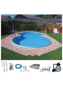 Achtformpool MY POOL BWT "SYDNEY 2", wei&szlig;, B:360cm H:120cm L:625cm, Schwimmbecken, Achtformpool, f&uuml;r den Volleinbau inkl. umfangreichem Zubeh&ouml;r in versch. Gr&ouml;&szlig;en