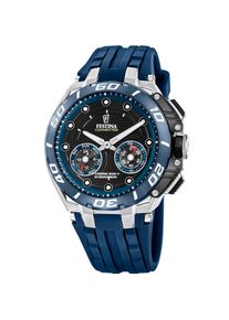 Smartwatch Festina "Connected", blau (blau, blau), Smartwatches, Herren, Smartwatch, Armbanduhr, Herrenuhr, Bluetooth, Kamera-Fernbedienung, Schrittz&auml;hler