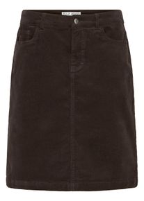 Midirock Pulz Jeans "Damen Casual PZSALLY", Damen, Gr. 36, braun (espresso), Obermaterial: 83% Baumwolle CO. 15% Viskose CV. 2% Elasthan EL., R&ouml;cke Midirock