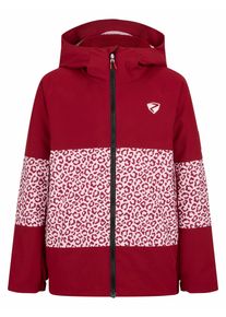 Skijacke Ziener "ARTIKO-Z AQUASHIELD JUNIOR", Kinder, Gr. 164, rot (rot leo), Obermaterial: 100% Polyester. Obermaterial: 100% Polyester. Futter: 100% Polyamid. Futter 2: 100% Polyester. Wattierung: 100% Polyester, Jacken Skijacke, wasser- u. winddicht, atmungsaktiv, warm, reflektierende Elemente