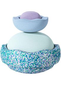 Balancetrainer Stapelstein "Stapelstein Inside Set, 4 Teile", bunt (cool pastel), Balancetrainer, Kinder, EPP (Expanded Polypropylene), Balancetrainer, Made in Germany